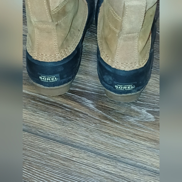 Sorel Cheyenne men's 5 women's 6.5 tan boots waterproof insulated rubber soles - Picture 4 of 7